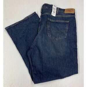 NEW Men Levi's Signature Gold Bootcut medium wash cotton denim blue jeans, 48x30